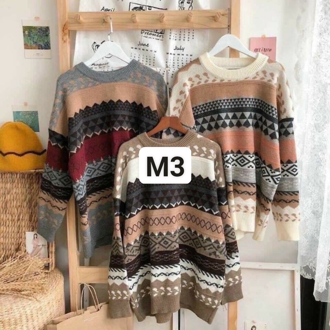 Áo len thổ cẩm hàng QC hot