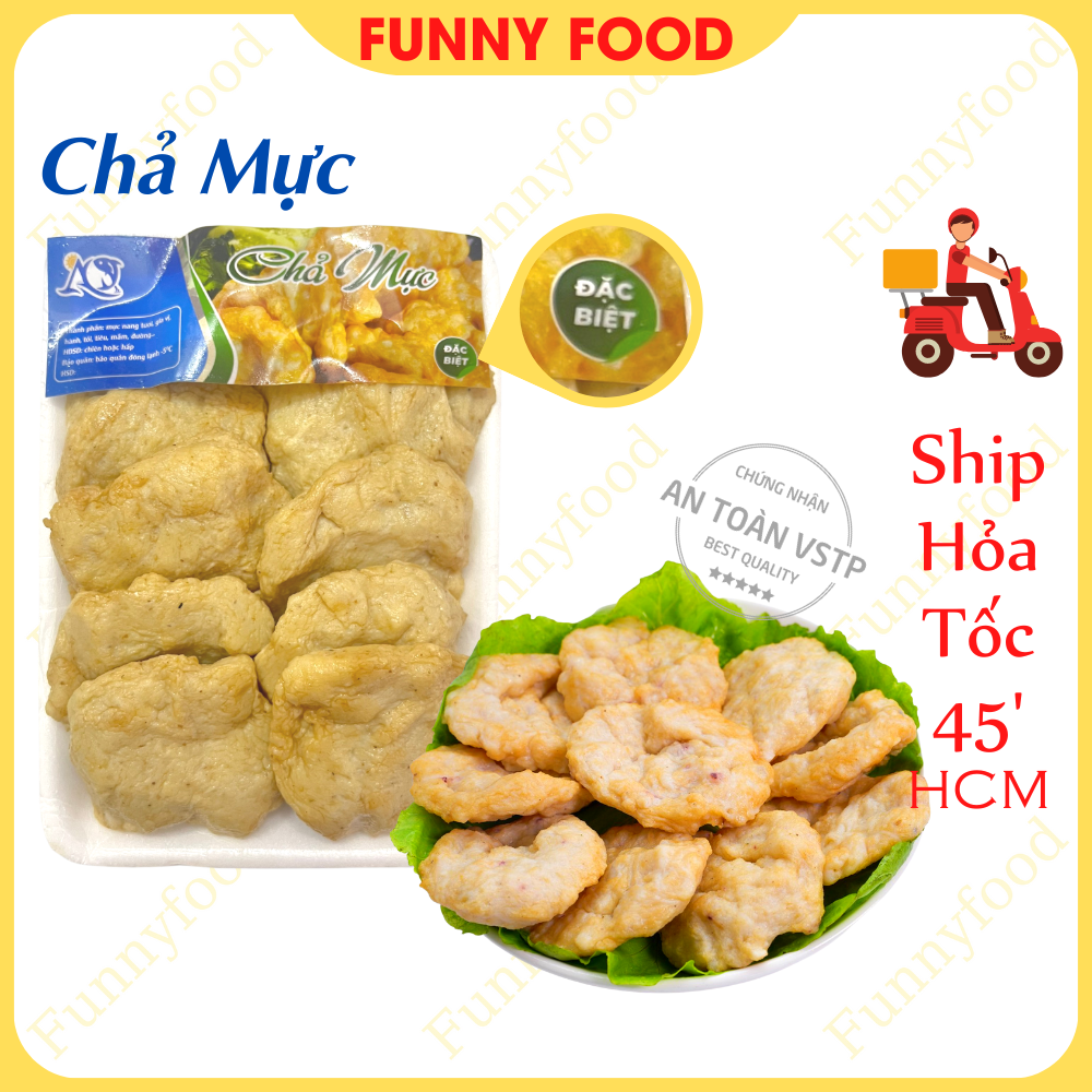 Chả Mực Giã Tay 500g – Đặc Sản Hạ Long – [Ship Hỏa Tốc HCM] – Funnyfood
