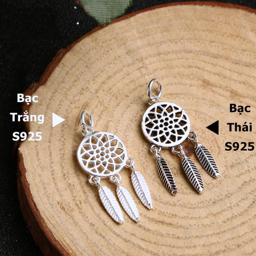 [Giá sỉ] Charm bạc hình dreamcatcher