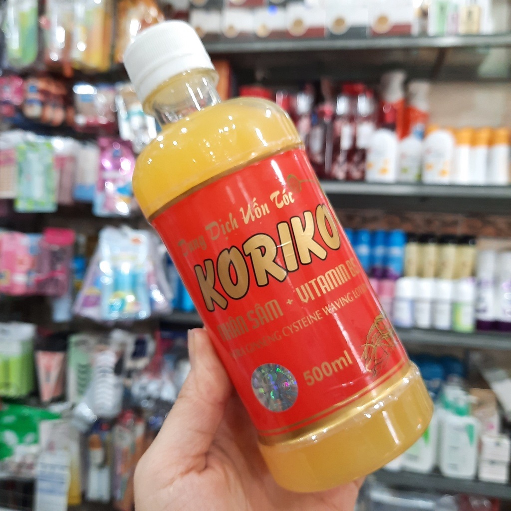 DUNG DỊCH UỐN TÓC NHÂN SÂM KORIKO 500ML