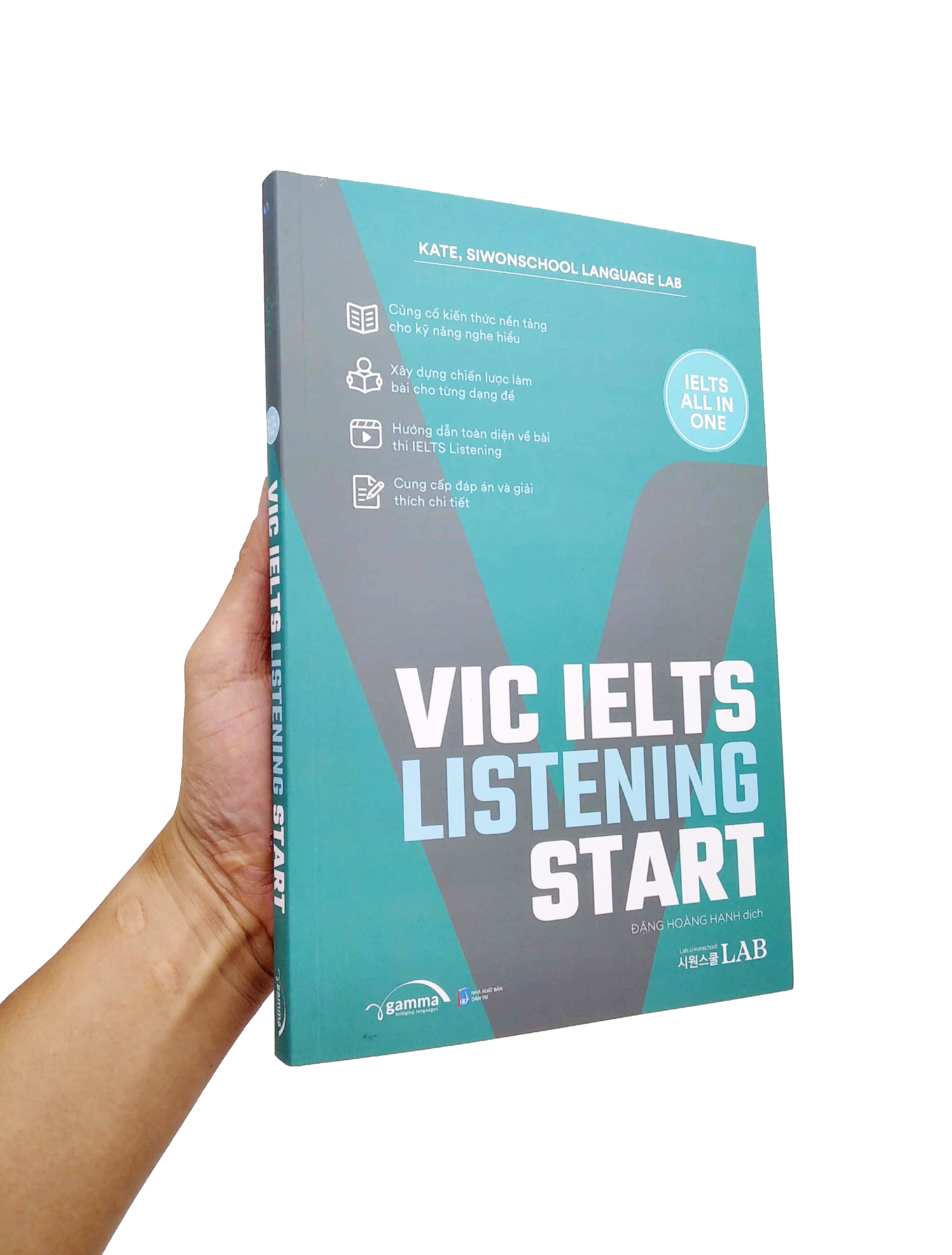 Sách - Vic Ielts Listening Start 189K (Bìa xanh)