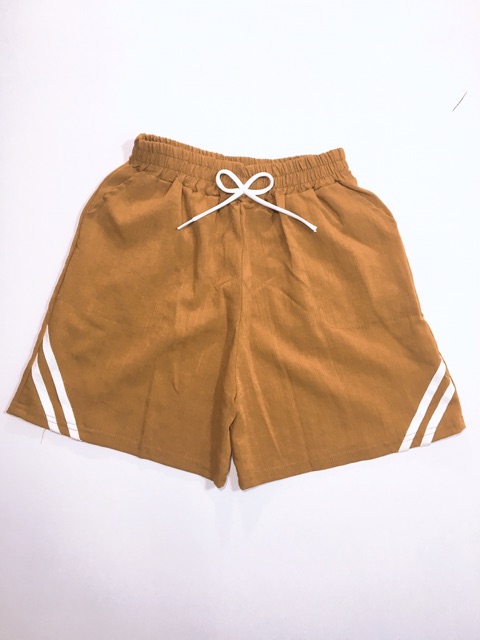 Quần sooc đũi vải cạp chun cho nữ SN136