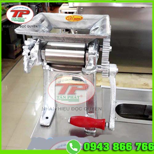 [HCM]Máy cán khô mực trục inox dài 140mm