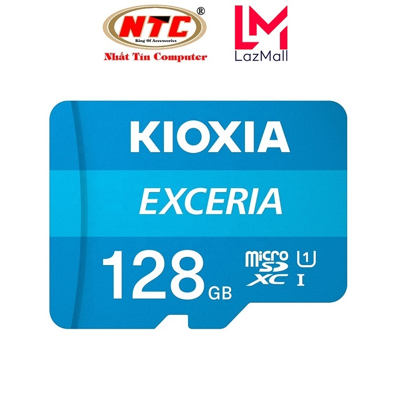 Thẻ nhớ MicroSDXC Kioxia Exceria 128GB UHS-I U1 100MB/s - Formerly Toshiba Memory (Xanh) - Nhat Tin Certified Store
