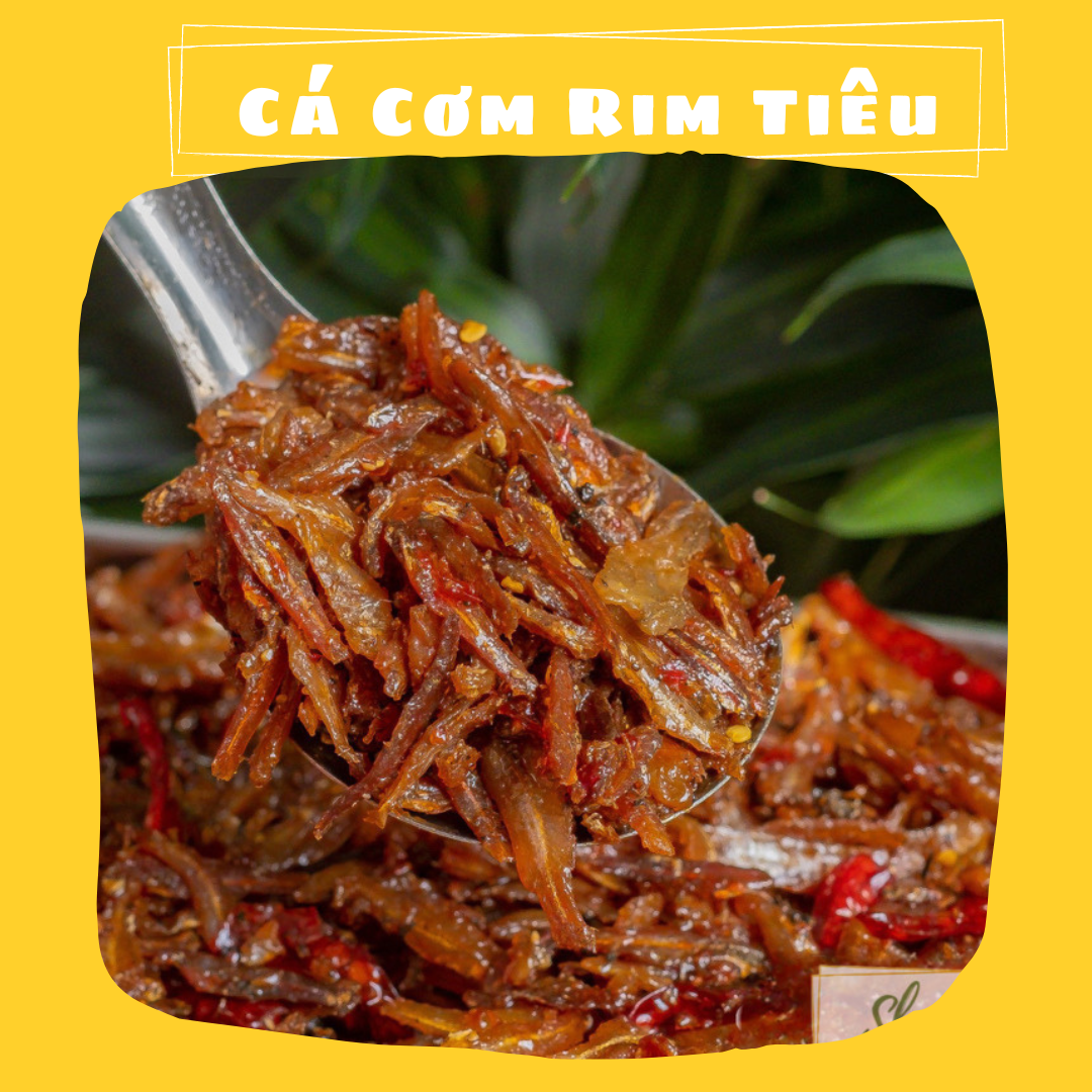 Khô Cá Cơm Rim Tỏi Ớt 200g - chuẩn ATVSTP Nhà Làm - Shop Mẹ Bắp