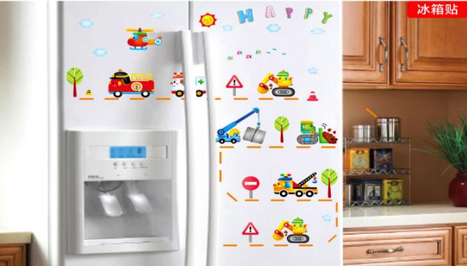 Decal trang trí Xe Happy