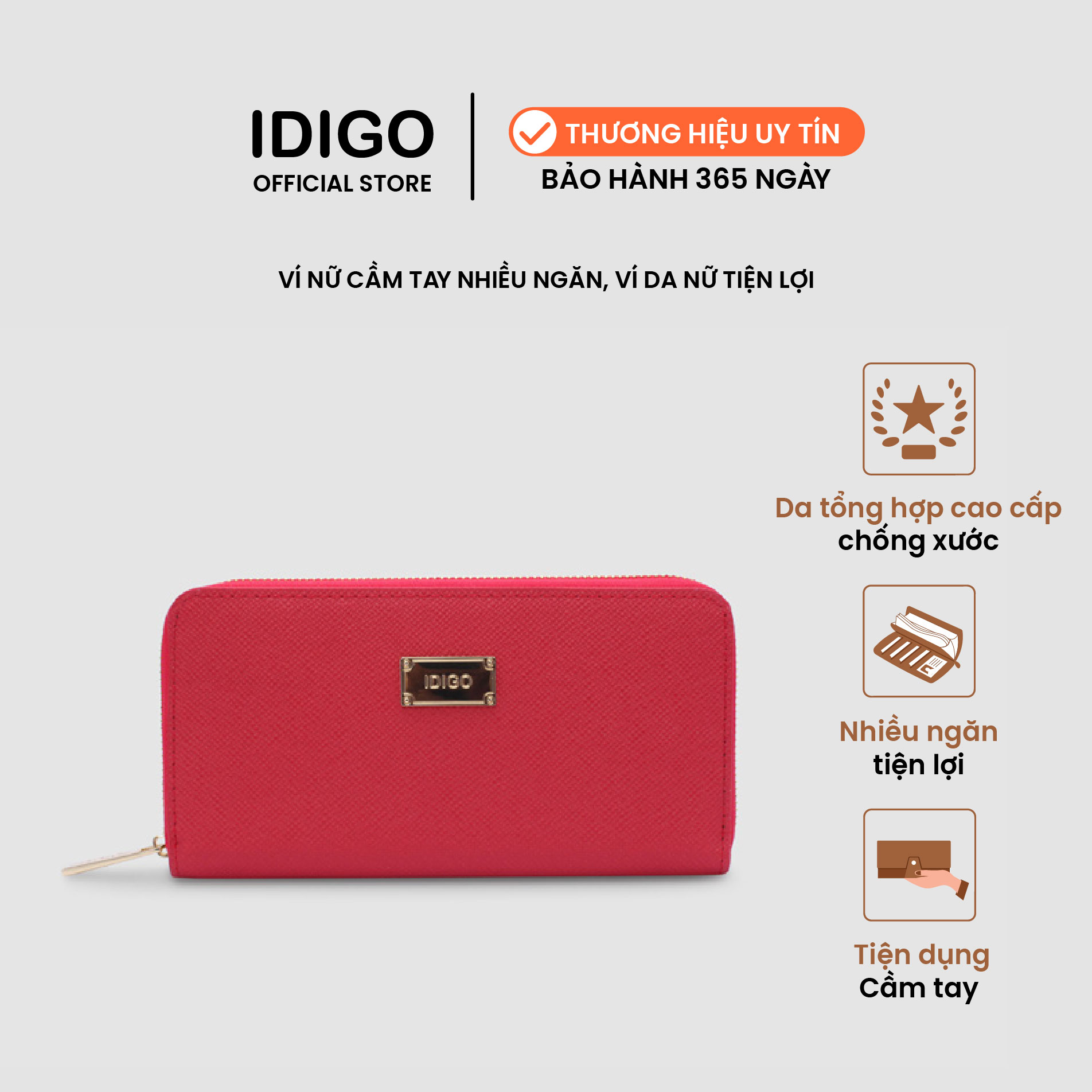 Women's Long Hand-Held Wallet Fw2-302-00