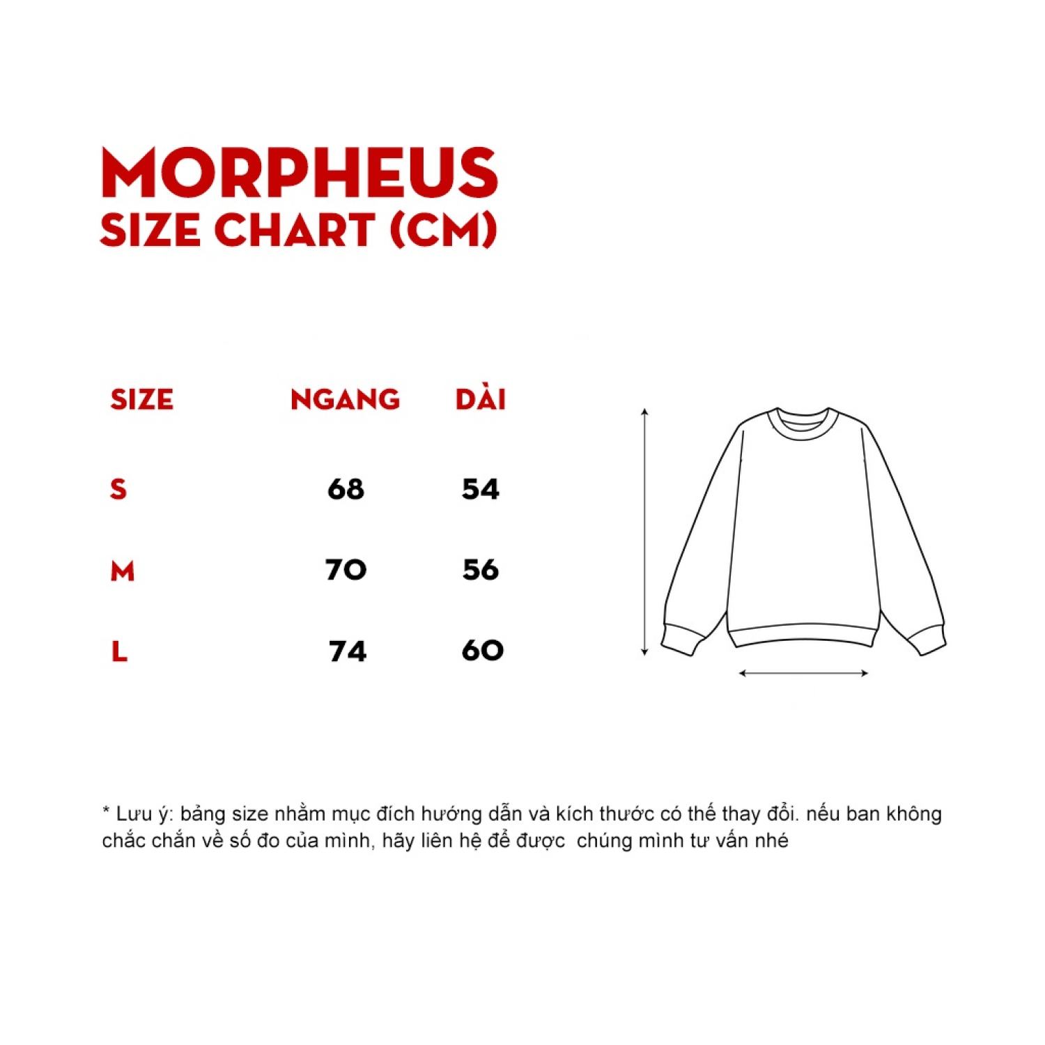Áo Sweater Morpheus Basic Màu Đen,Kem, Xám