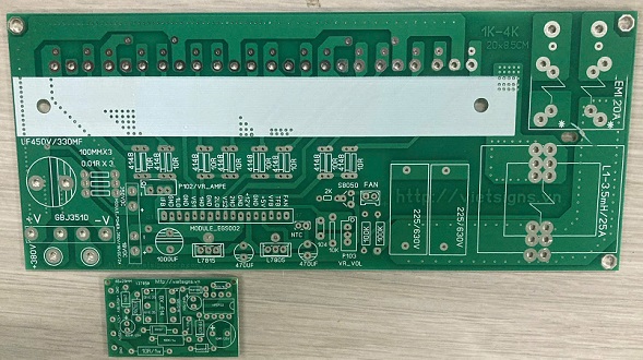 Board trắng inverter sin chuẩn DC_AC 8 igbt