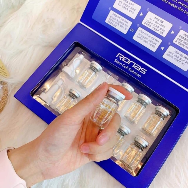 [HCM]Tế Bào Gốc Ronas Stem Cell Solution 1 Hộp 10 Lọ