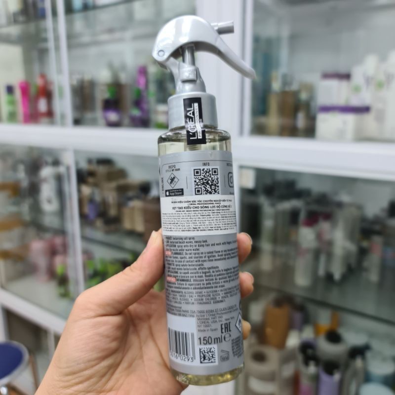 Xịt tạo kiểu sóng lơi Loreal Tecni Art Beach Waves 150ml