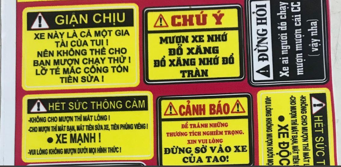 Tem Cảnh Báo Nguyên Tấm 2