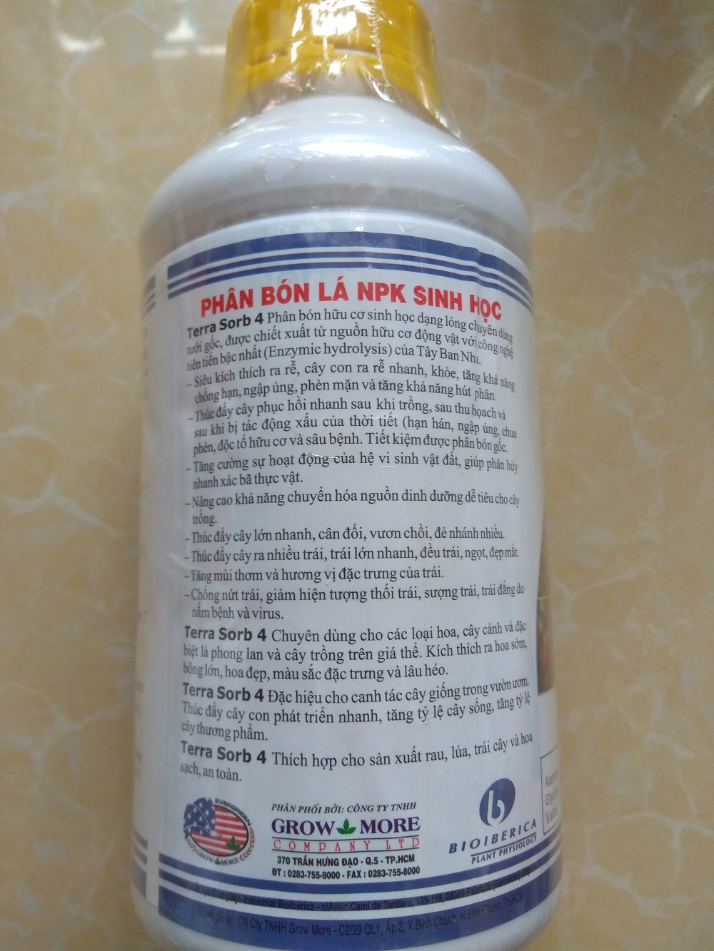 [HCM]Phân bón lá siêu ra rễ Terra -Sorb 4 Root - chai 1 lít