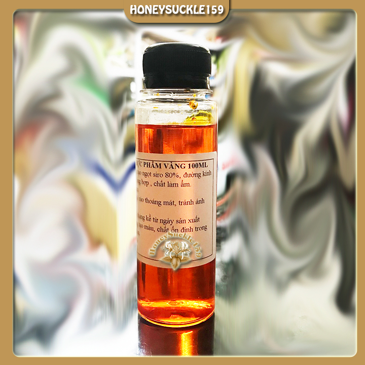 Màu Nước An Toàn Dùng Cho Thực Phẩm Chai 100ml (Màu Vàng)