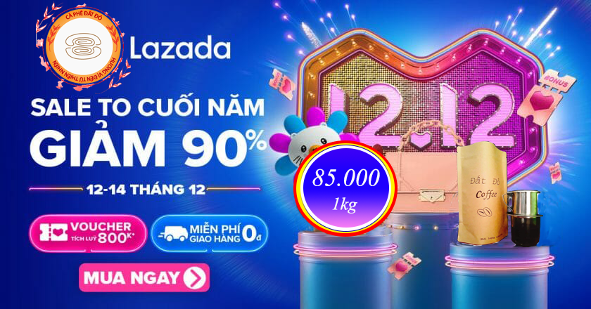 1KG Cà Phê Đất Đỏ Loại hạt