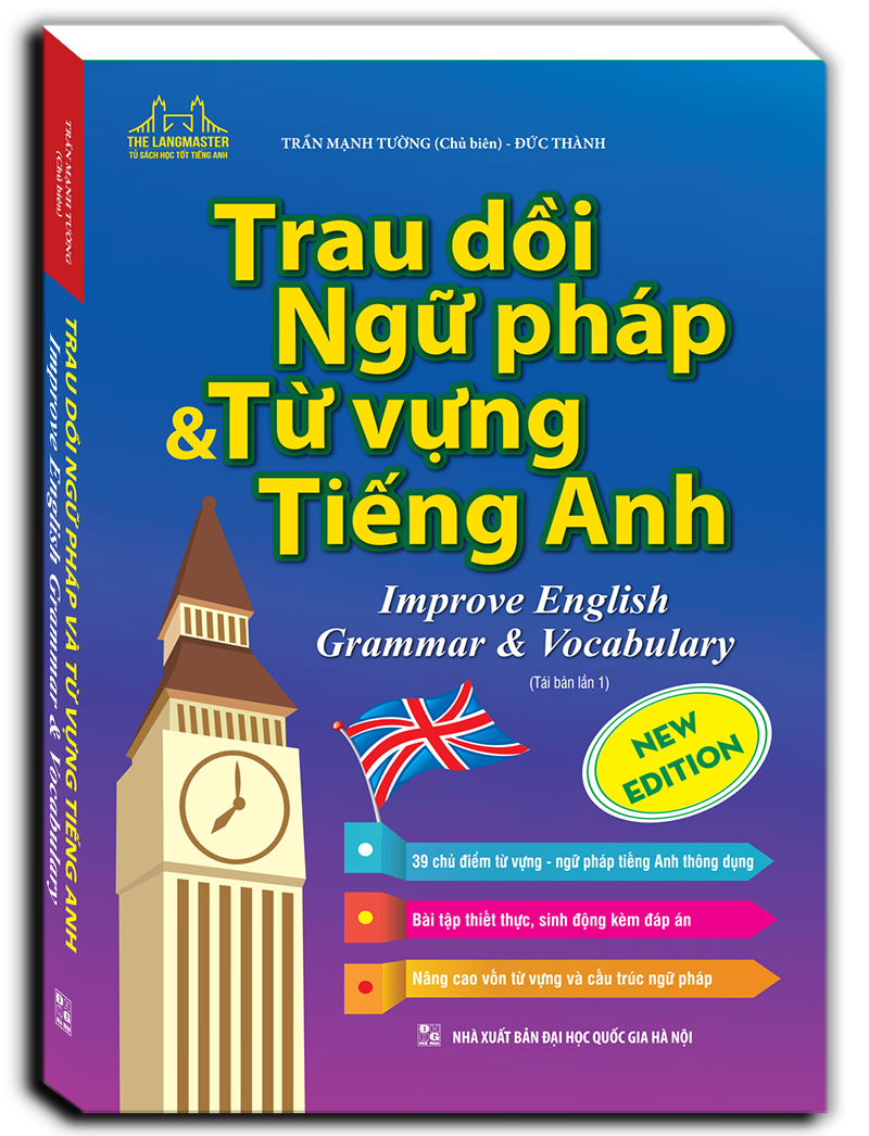 Sách - Trau Dồi Ngữ Pháp Và Từ Vựng Tiếng Anh (màu)