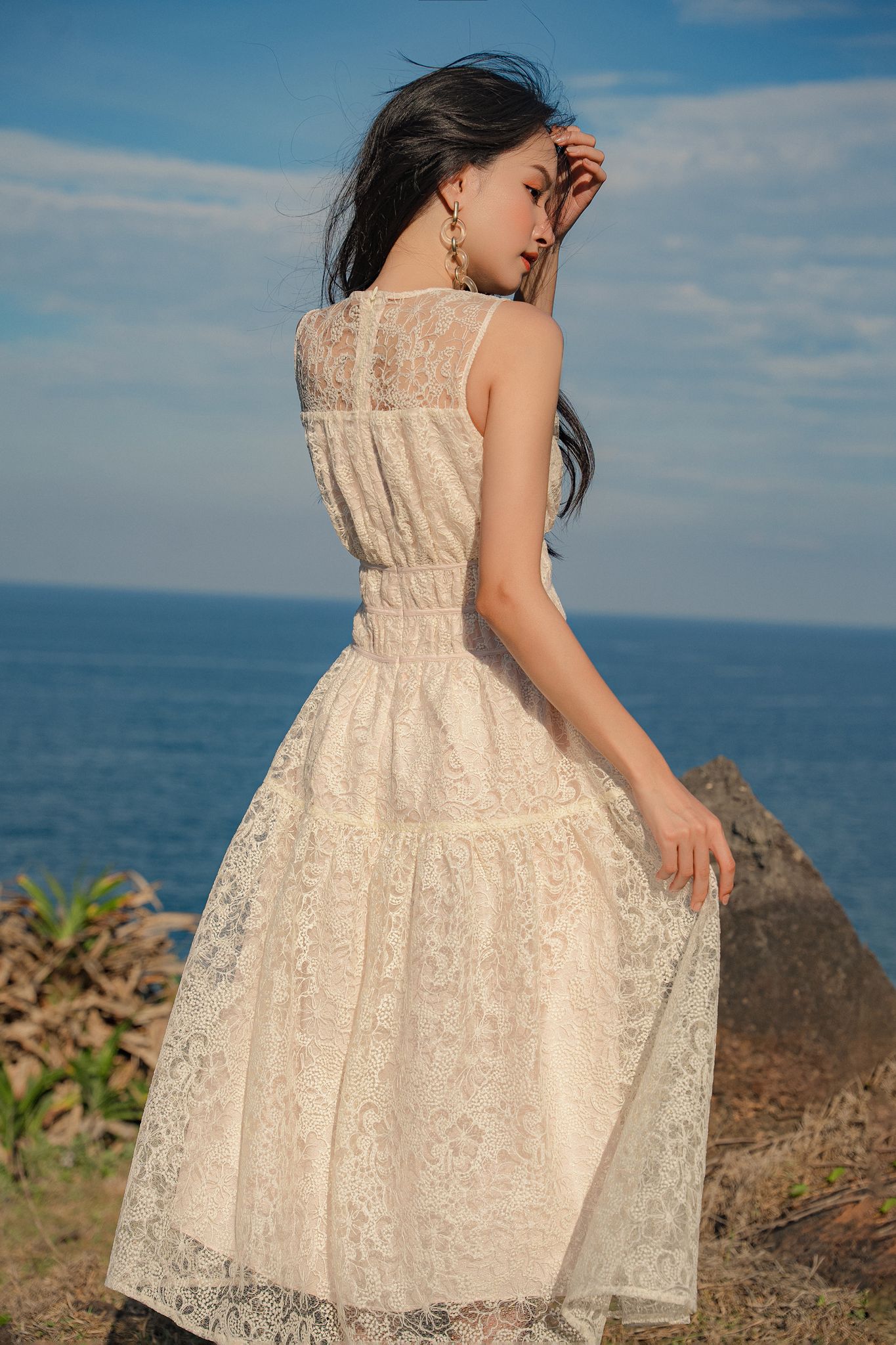 OLV - Đầm Floral Lace Dress