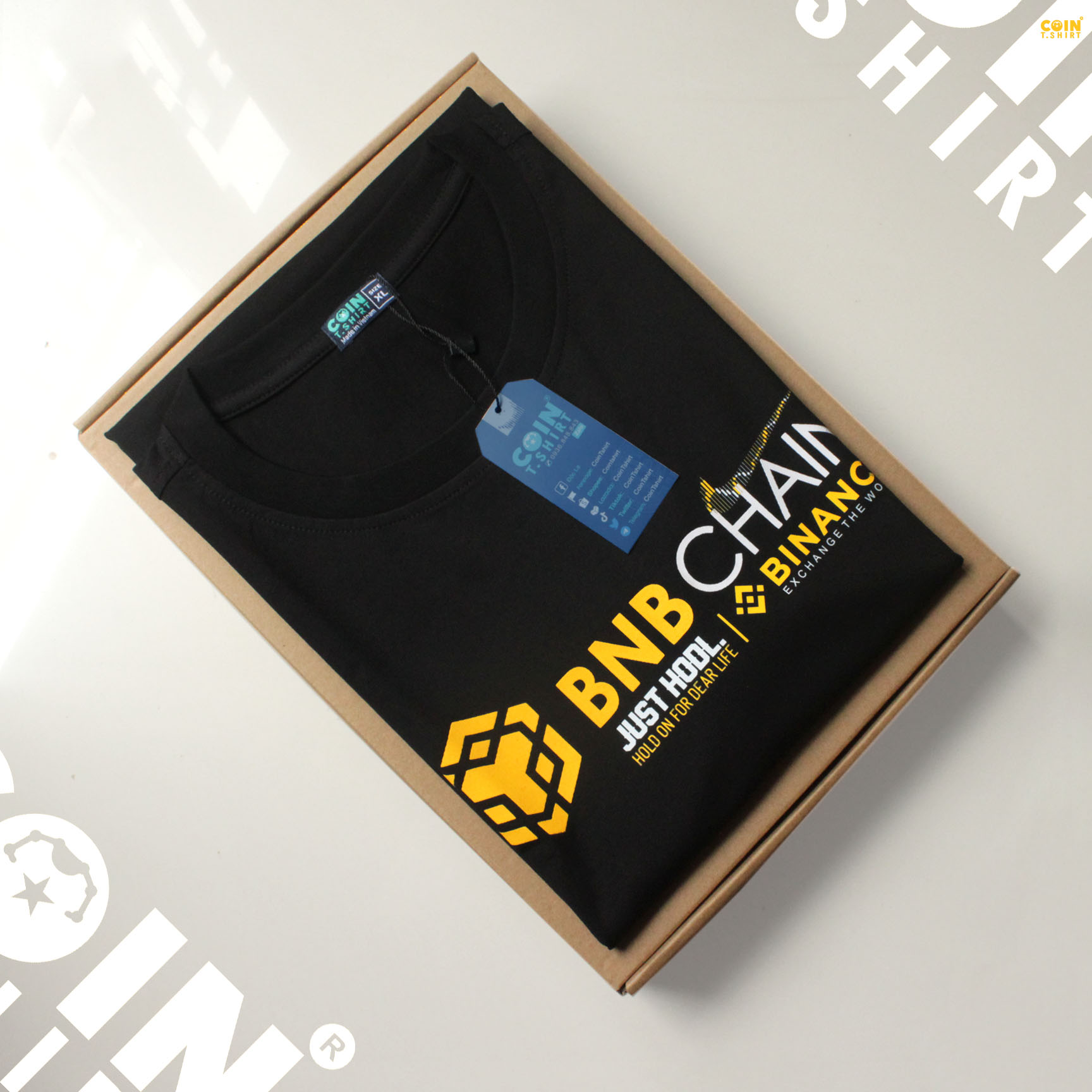 Áo Thun cao cấp BINANCE, BITCOIN, COINTSHIRT