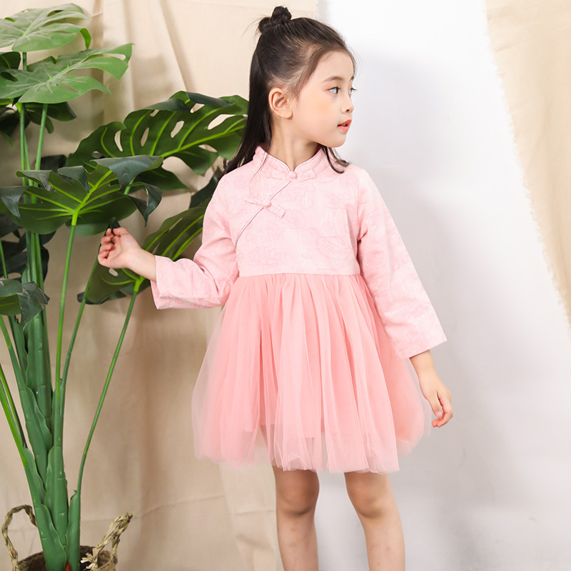 [thanh lý lẻ size] đầm tết bé gái