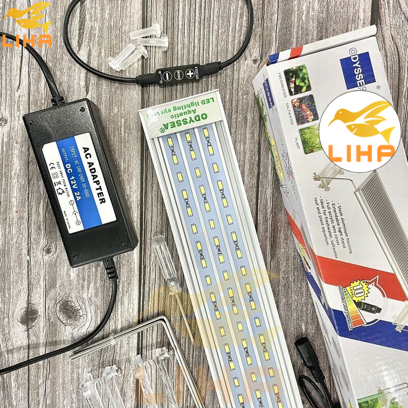 Đèn led odyssea slim x 10000k - đèn led odyssea thuỷ sinh siêu sáng