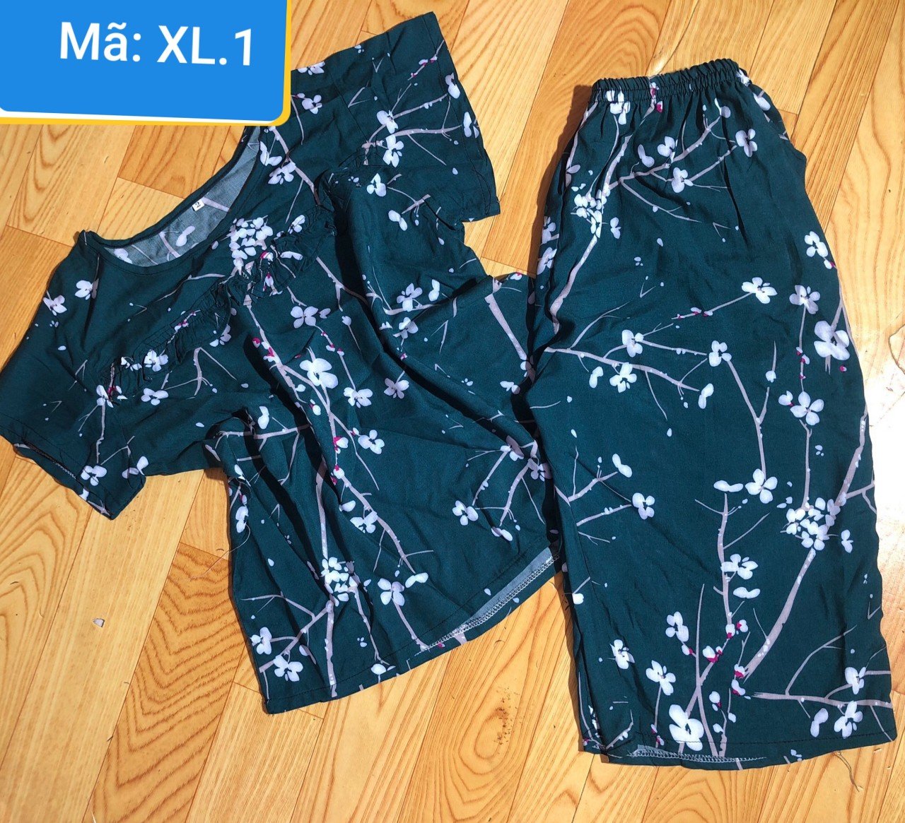 Bộ lửng tole mặc nhà,mát mịn size XL(55-65kg)