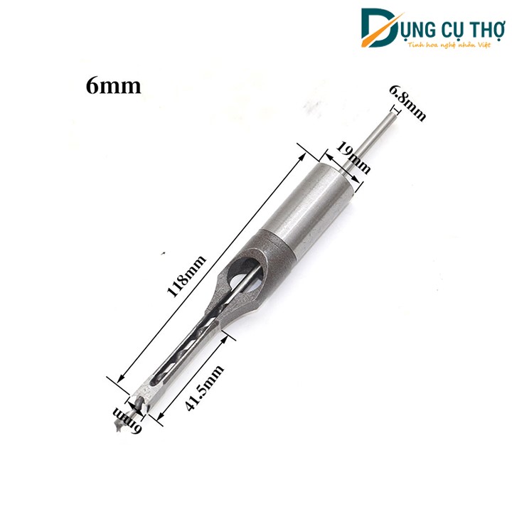 Mũi đục mộng vuông thép HSS cao cấp