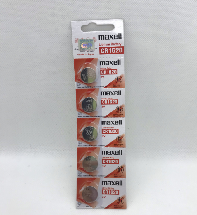 Pin nút áo cr1620 maxell lithium 3v smartkey - hàng chính hãng
