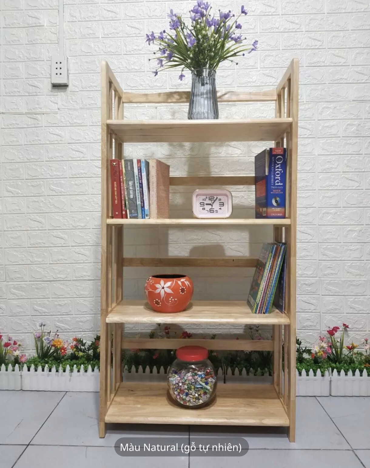 [HCM]kệ sách 4 tầng 64 cm