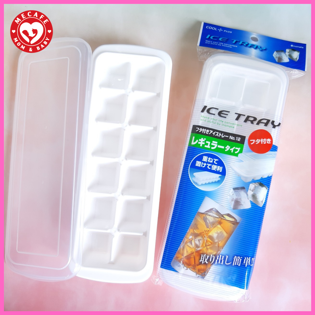 [HCM]Combo 2 khay làm đá 12 viên Inomata Nhật Bản