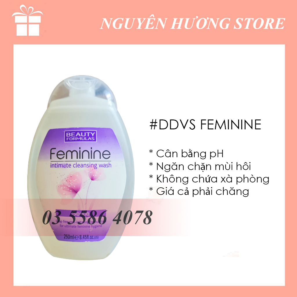 Dung Dịch Vệ Sinh Beauty Formulas Feminine 250ml