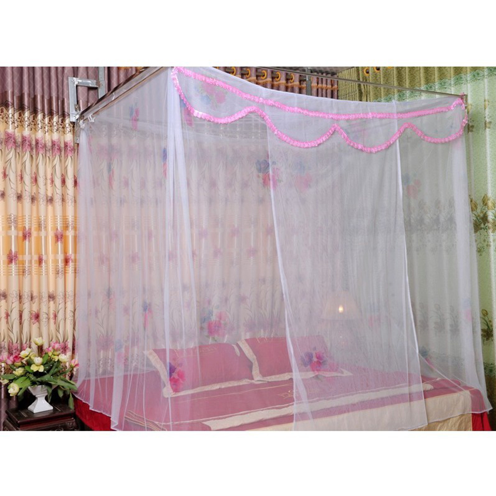 [Hàng đẹp] Màn tuyn hoa dầy dặn , Mùng ngủ chống muỗi cao cấp