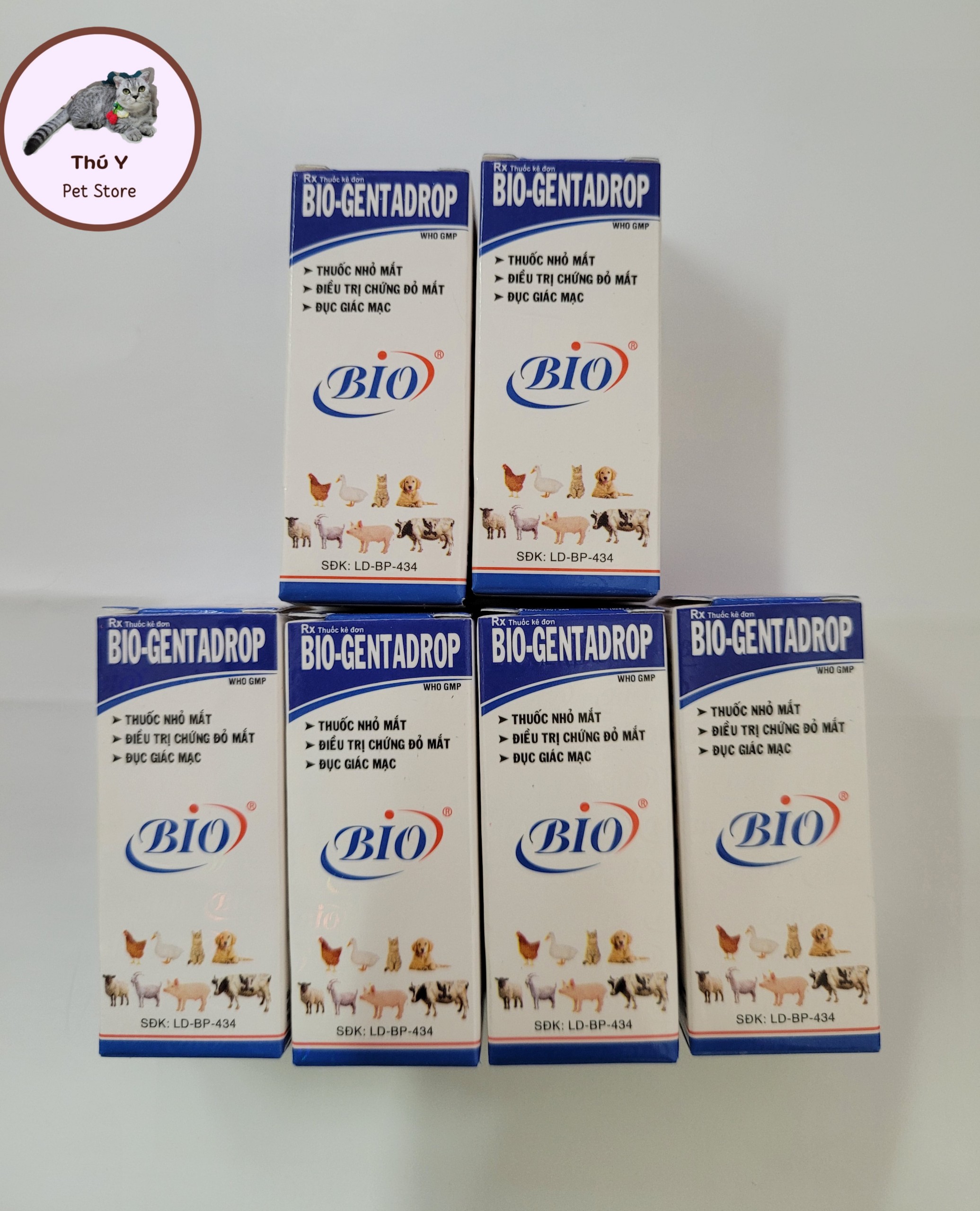 Nhỏ Mắt Bio Genta Drop Cho Chó Mèo 10ml