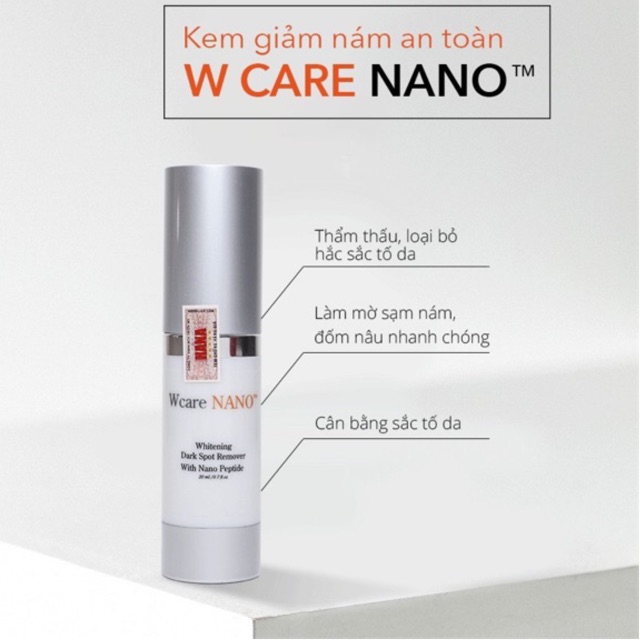 [HCM]Kem Giảm Nám W Care Nano
