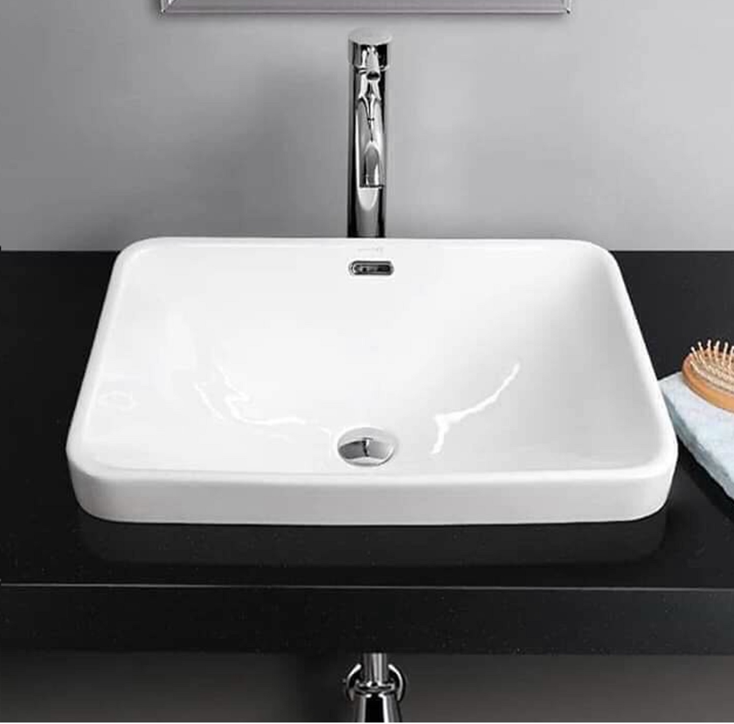 Chậu lavabo, chậu rửa mặt bán âm grvl 347