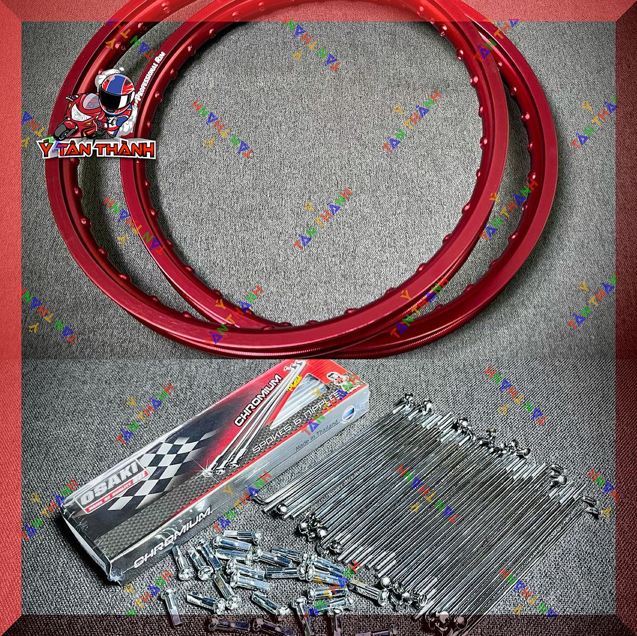 Niềng Nhôm Căm Mạ Crom