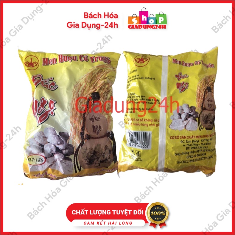 Men rượu cổ truyền đức ngọ-gói 1kg-giadung24h