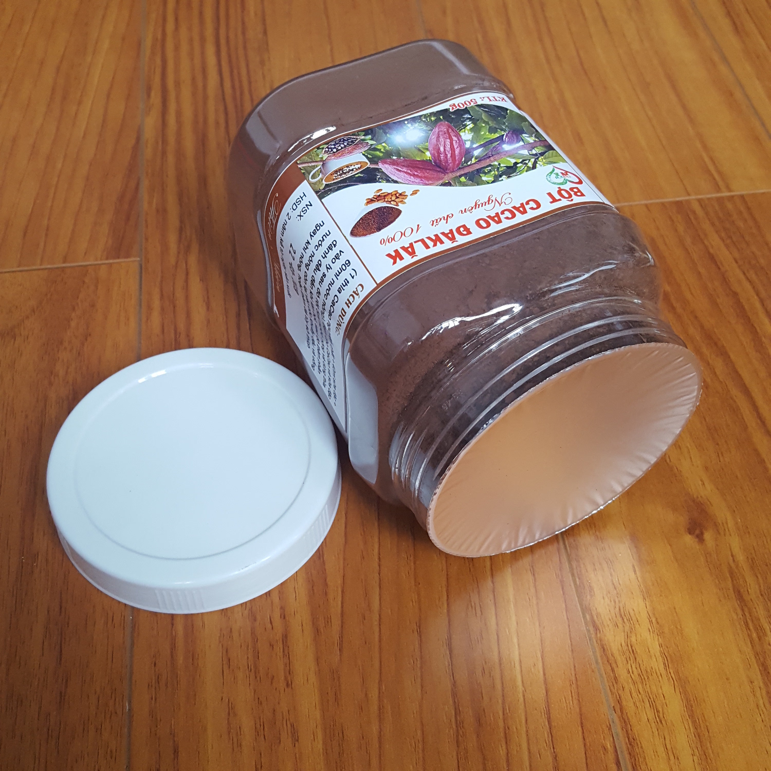 Bột ca cao nguyên chất 100% - Hủ 500g