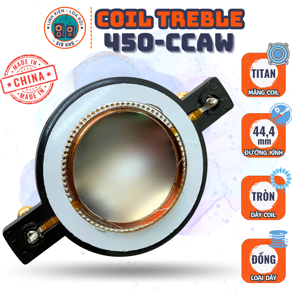 Coil Loa Treble 450 CCAW - Titanium - Made in China