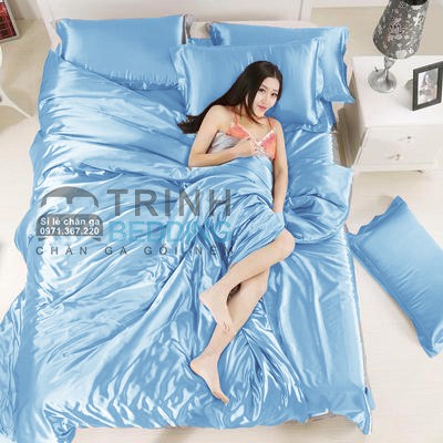 [Mã LIFE151030K giảm 10% đơn 99K] BỘ DRAP PHI LỤA MÀU MỚI MỊN MÁT CAO CẤP TRINHBEDDING