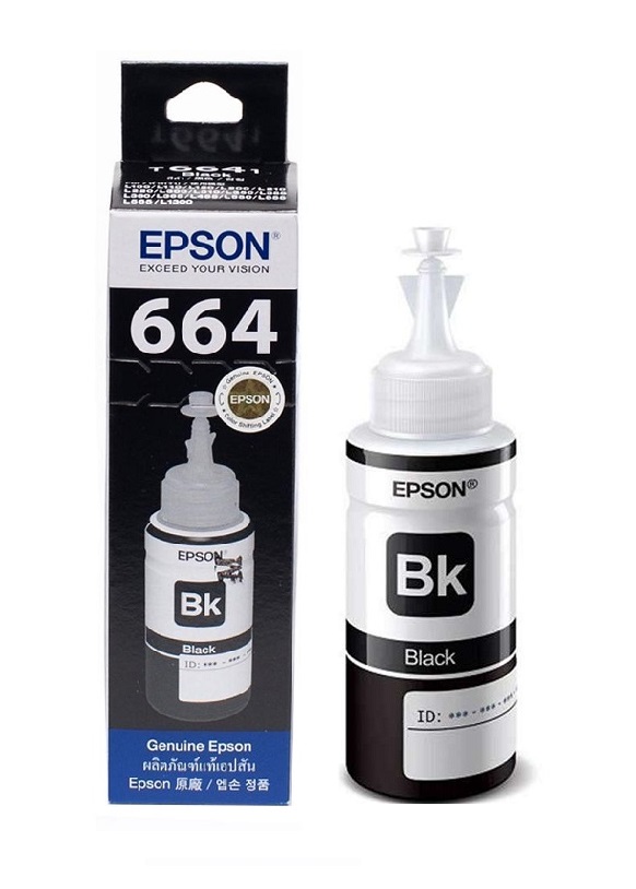 Mực in Epson T6641 Black Ink Tank ( T664100 )