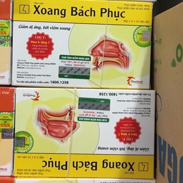Xoang Bách Phục - Hộp 20 viên