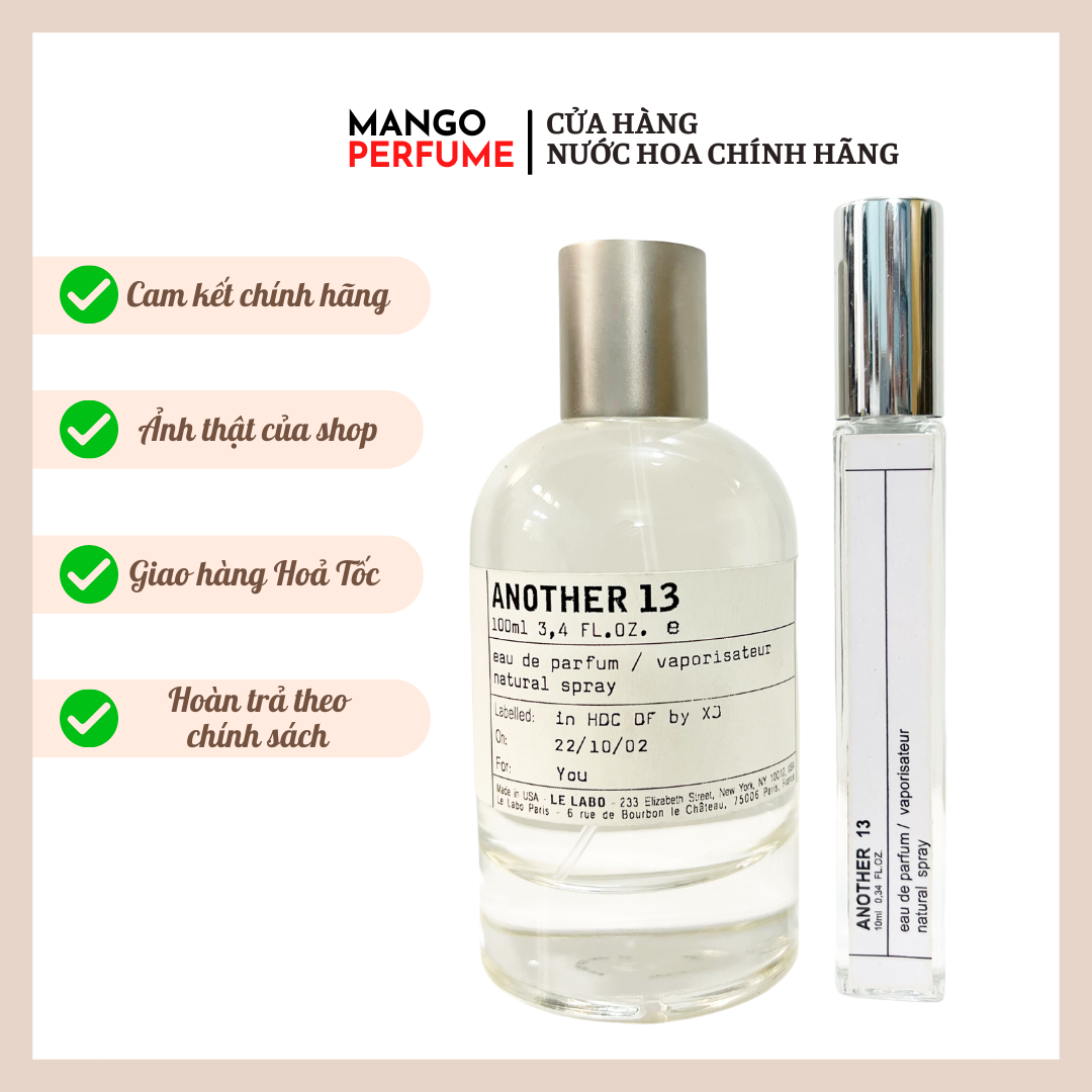 [CHÍNH HÃNG] Nước hoa chiết Unisex Le Labo Another 13 EDP