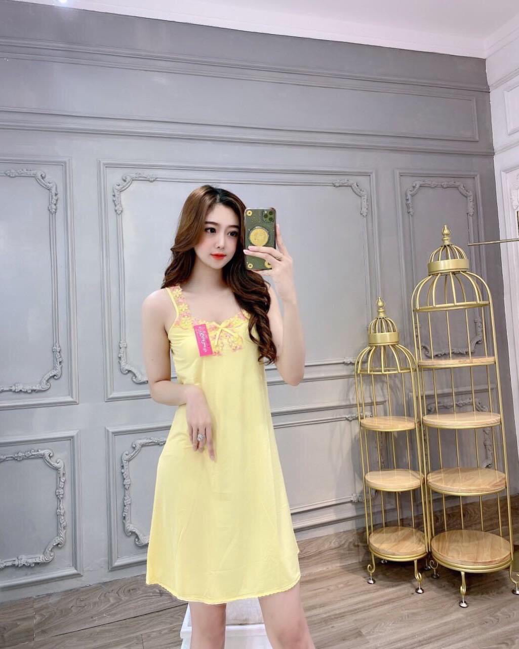 Đầm mặc nhà dây bảng,Đầm ngủ