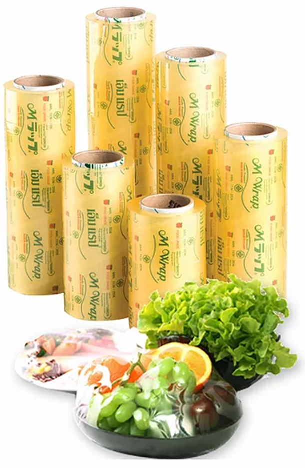 Màng bọc thực phẩm PVC M Wrap - Cuộn lớn (35cm x 600m)