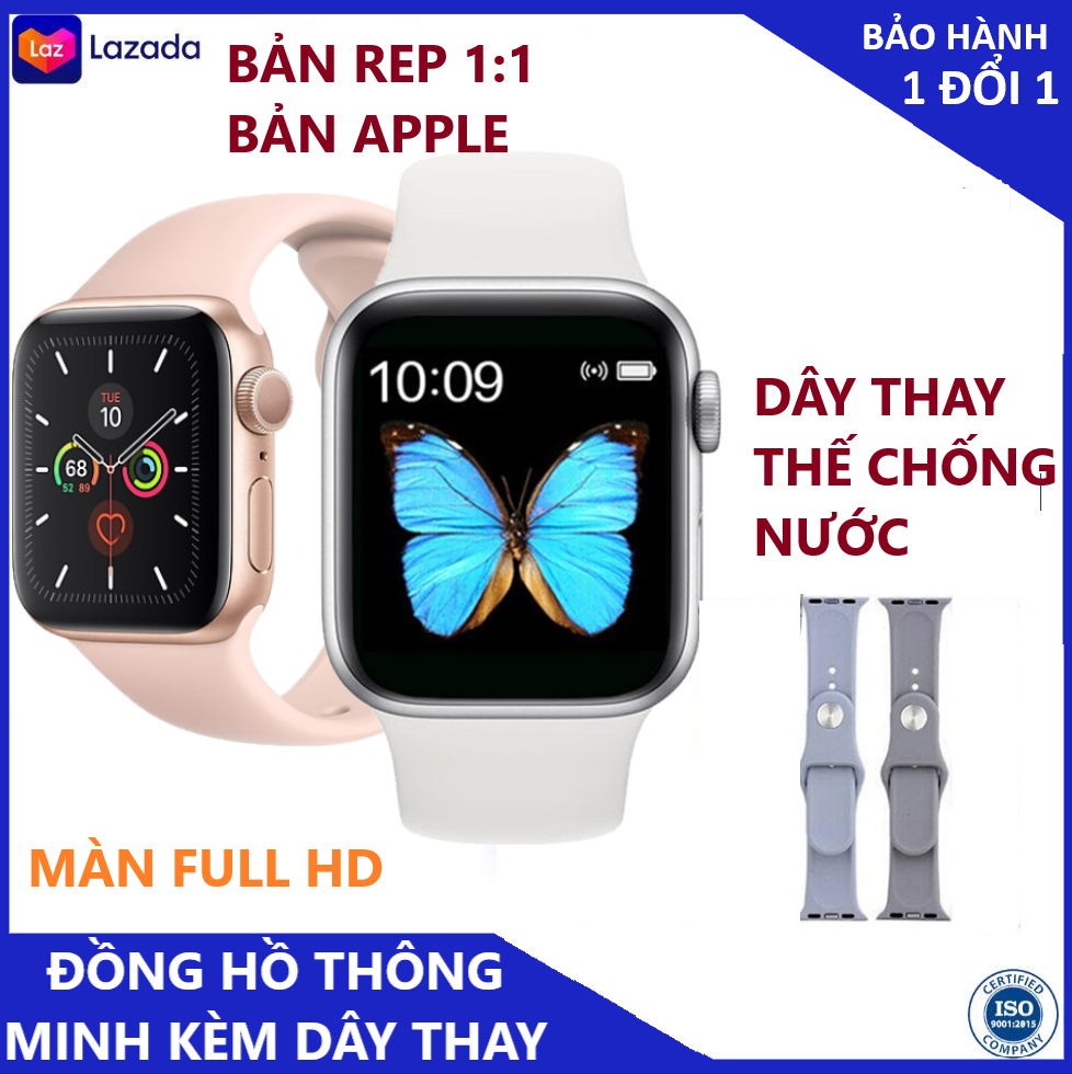 (THAY HÌNH NỀN - CHỐNG NƯỚC) - ĐỒNG HỒ THÔNG MINH T500 Smart Watch seri 5,Kết nối BIuetooth, hiển thị thông minh kỹ thuật số, theo dõi sức khỏe, Nghe gọi trực tiếp-Tặng kèm dây sạc -BẢO HÀNH 12 THÁNG