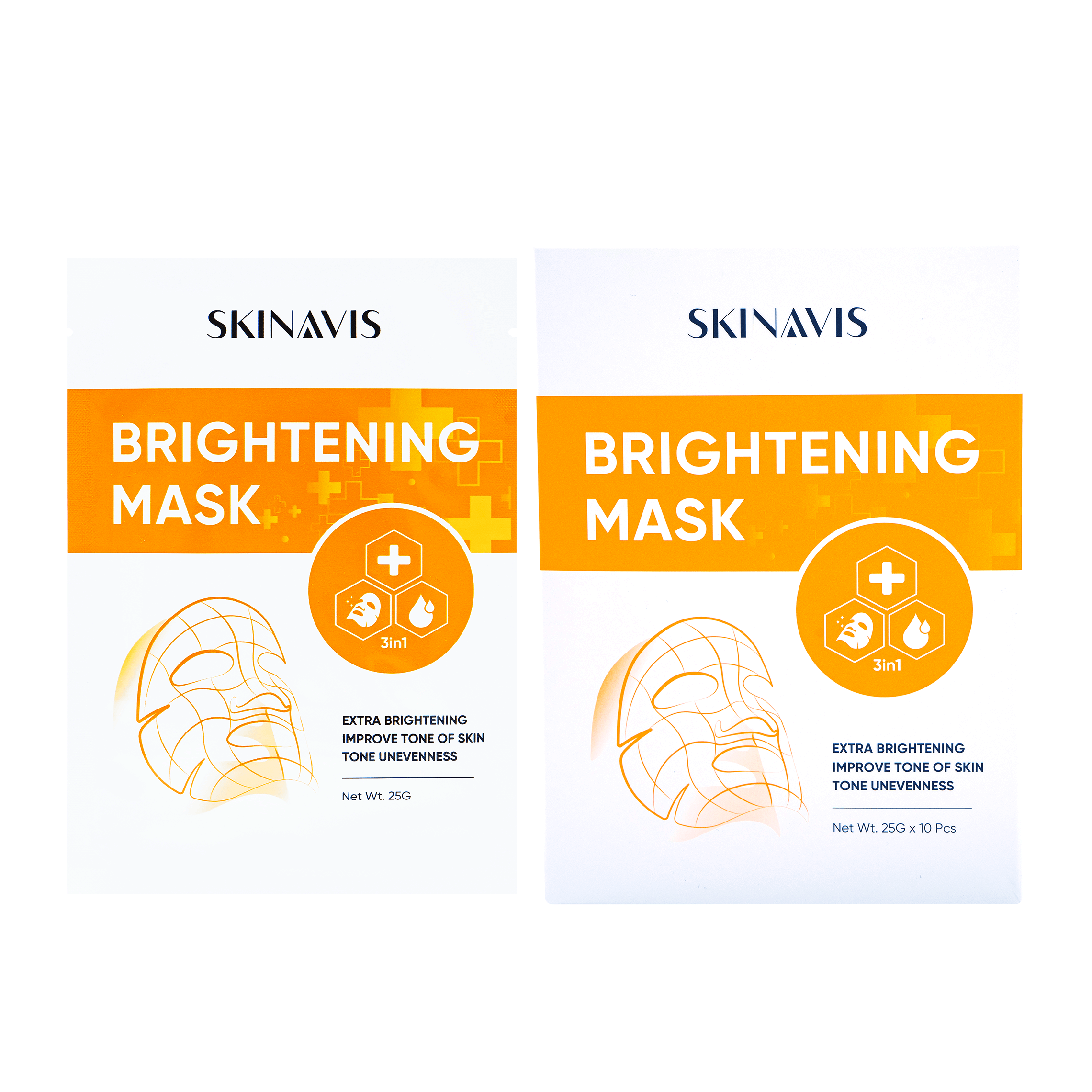 Mặt nạ trắng da mờ nám SKINAVIS Brightening Mask