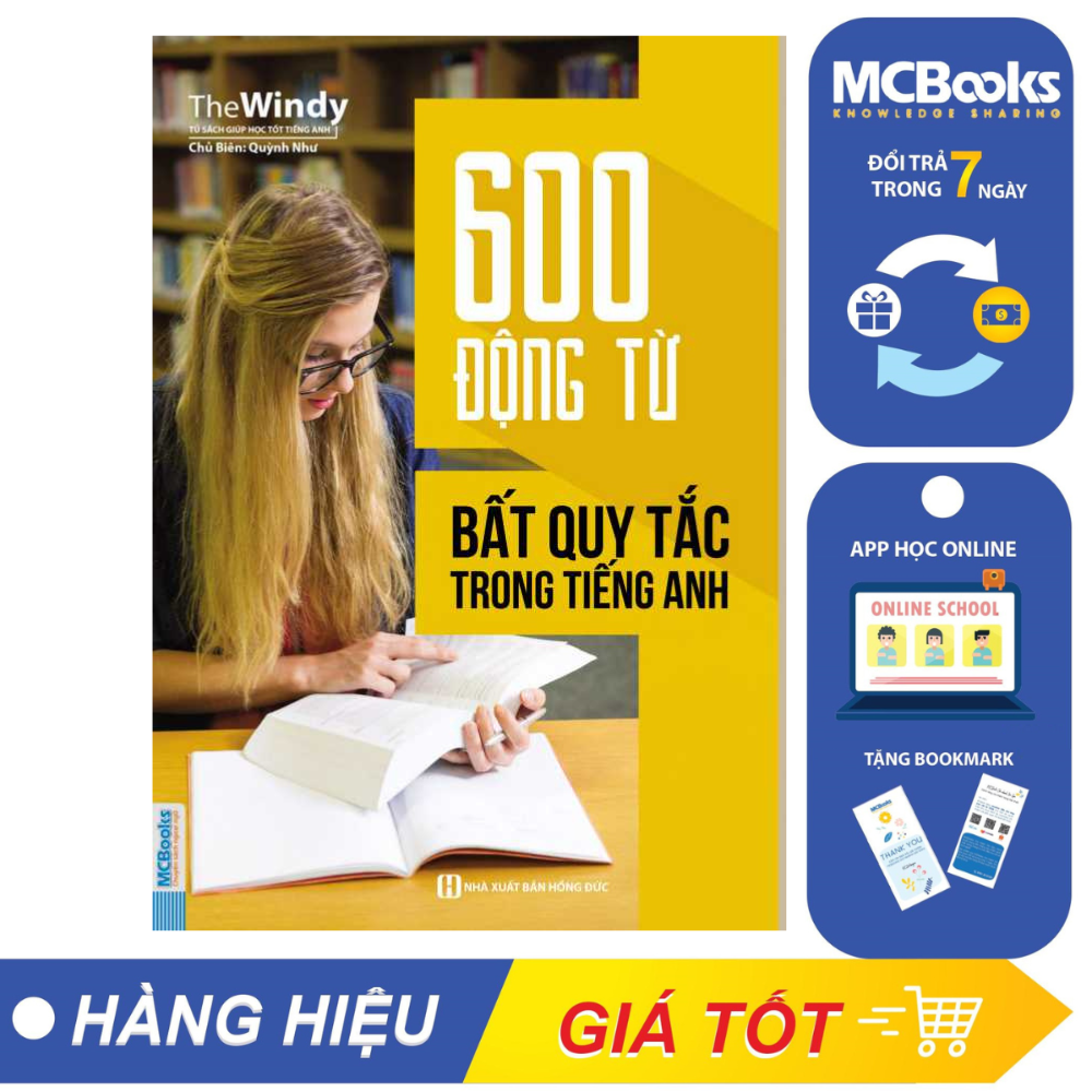 Sách - 600 động từ bất quy tắc trong Tiếng Anh - McBooks