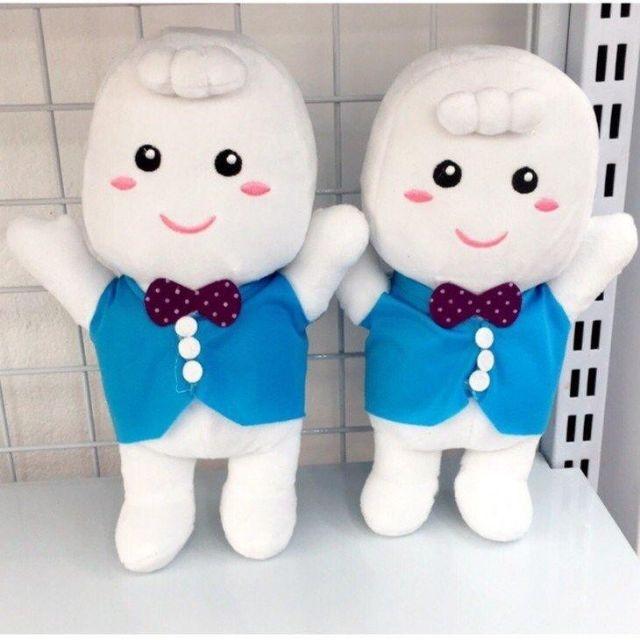 gấu bông bobby chan mặc vest