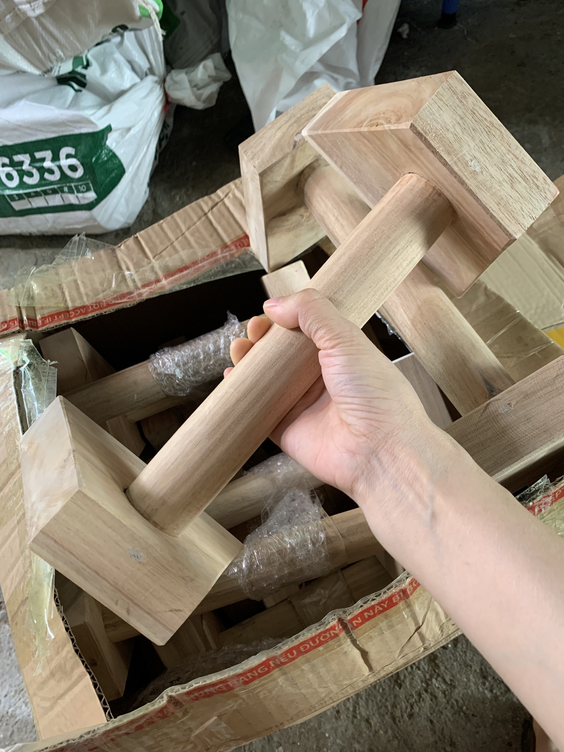 Dụng Cụ Hít Đất gỗ ( Gym, Street Workout) Parallettes