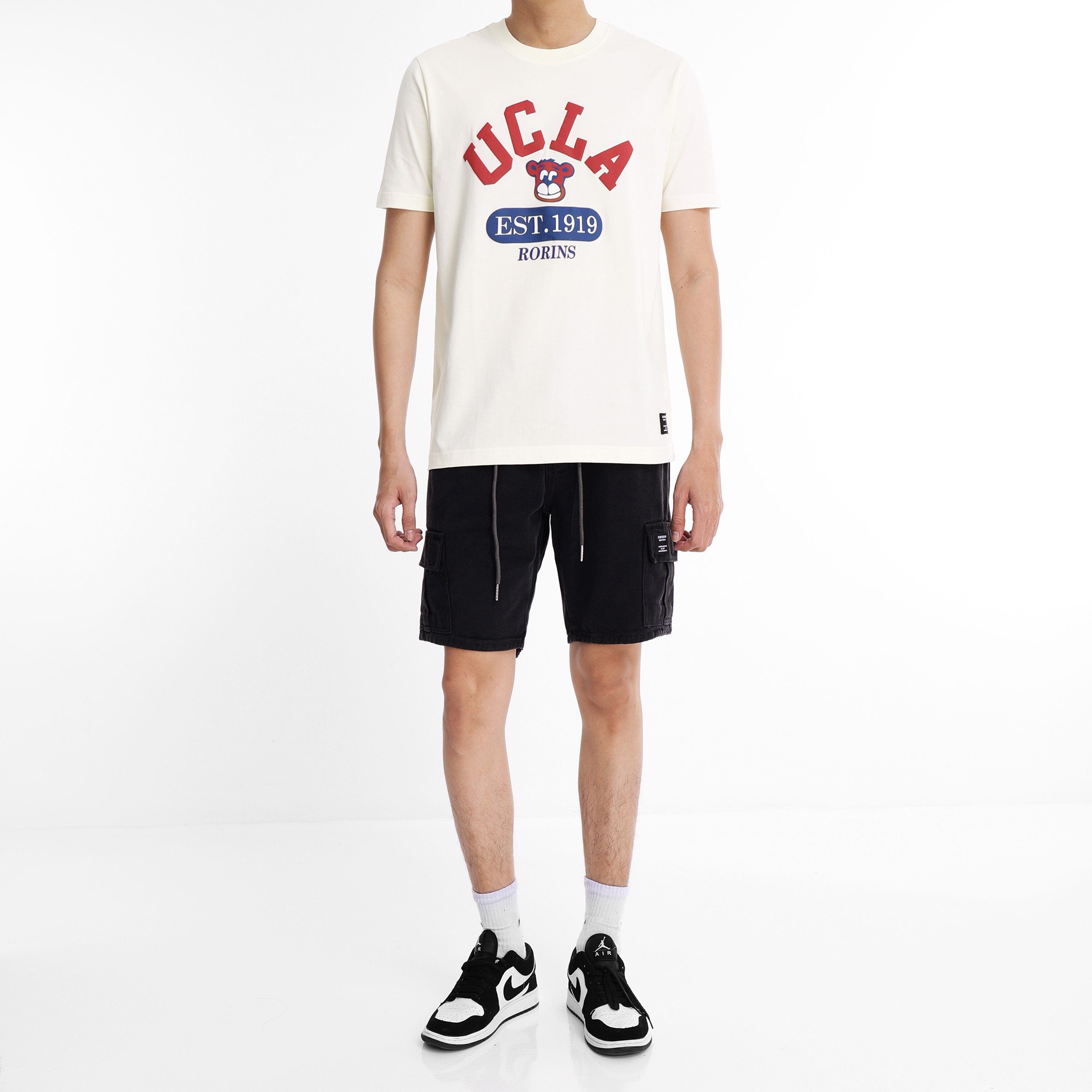 Áo thun nam ICON DENIM form Regular UCLA Bear ATID0117